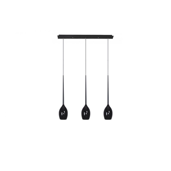 Lampa wisząca IZZA 3 SHINY BLACK AZ2321 AZZARDO