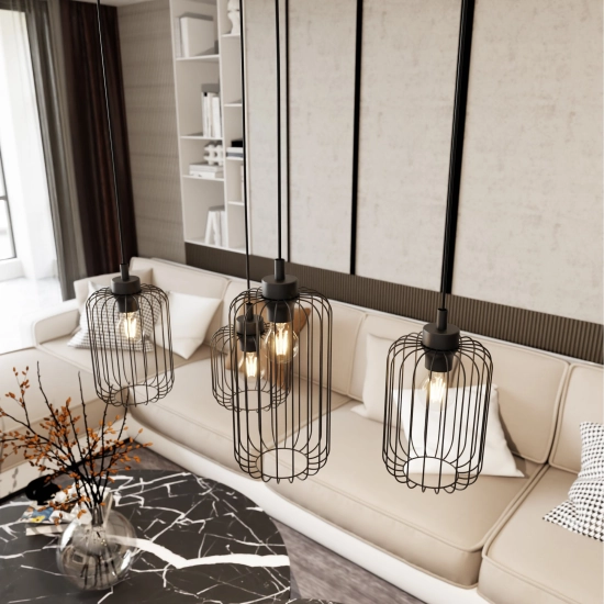 Lampa wisząca VANDER 4 BL 1365/4 EMIBIG Lighting