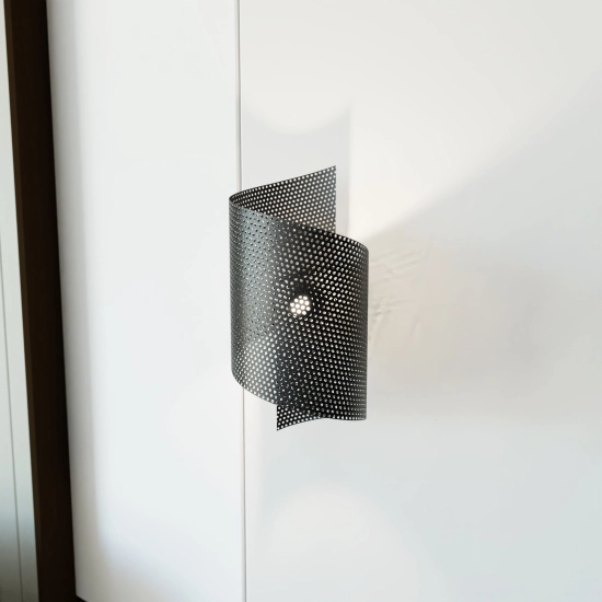 Kinkiet SPIRAL BLACK 1357/1 EMIBIG Lighting