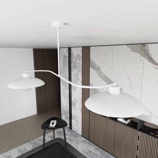 Żyrandol FOSTER 2 WHITE 1354/2 EMIBIG Lighting