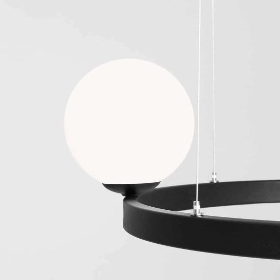 LAMPA WISZĄCA GARDA 4 RING CZARNY 1099L1_R ALDEX - zdjęcie dodatkowe 5