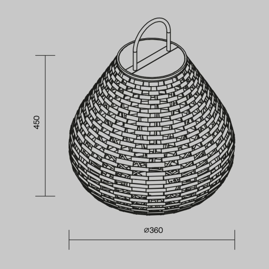 Lampa stojąca Oświetlenie krajobrazu Plet OSL599FL-L5B3K Maytoni - zdjęcie dodatkowe 5