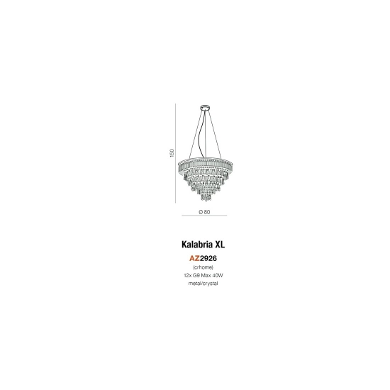 KALABRIA XL PENDANT AZ4905 AZZARDO
