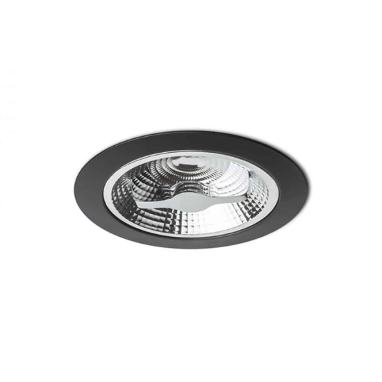 kinkiecik.pl KELLY LED DIMM wpuszczana czarna 230V LED 15W 45° 3000K R12636 Rendl light studio