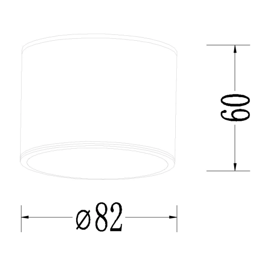 Kendal oprawa natynkowa 1 x GX53 czarna LP-6331/1SM IP65 BK LIGHT PRESTIGE