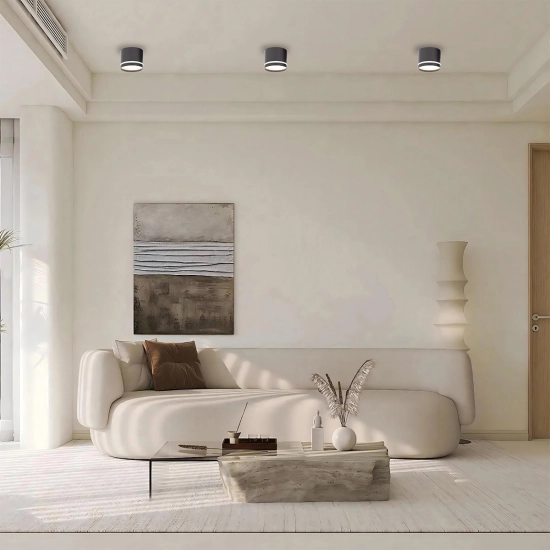 Kendal Oprawa natynkowa 1 x GX53 czarna LP-6331/1SM R1 BK LIGHT PRESTIGE