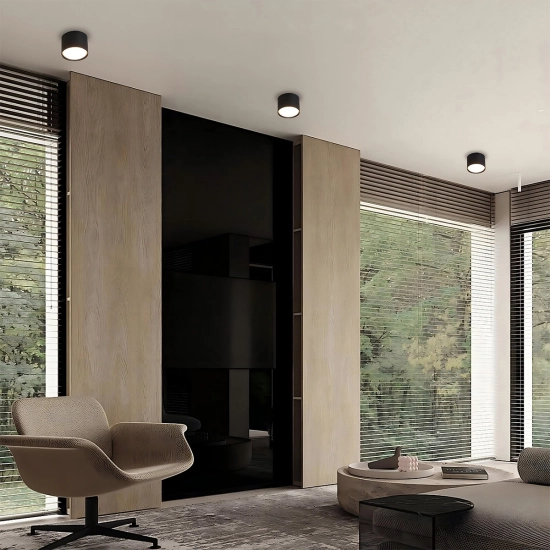 Kendal Oprawa natynkowa 1 x GX53 czarna LP-6331/1SM GX53 BK LIGHT PRESTIGE