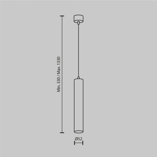 Lampa wisząca FOCUS LED P072PL-L12W3K-1 Maytoni - zdjęcie dodatkowe 4