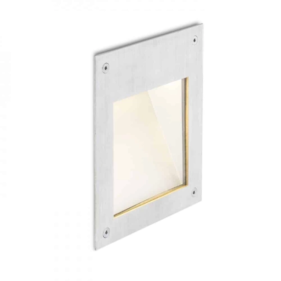 kinkiecik.pl AKORD wpuszczana w ścianę stal nierdzewna 230V LED 3W IP65 3000K R10546 Rendl light studio