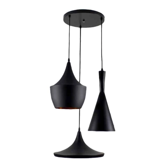 kinkiecik.pl Lampa wisząca Abigali Round 3 ⌀60 ABIGALI-CHZ3B-E27