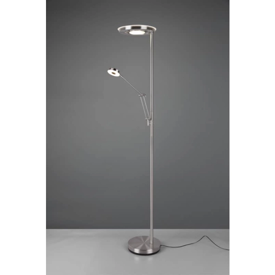 lafabryka.pl Lampa podłogowa BARRIE – 424210307 incl. 1x SMD LED, 32W · 1x 4000lm, 6W · 1x 600lm TRIO