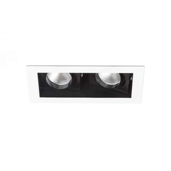 kinkiecik.pl BONDY II wpuszczana biała 230V LED 2x7W 24° 3000K R12857 Rendl light studio