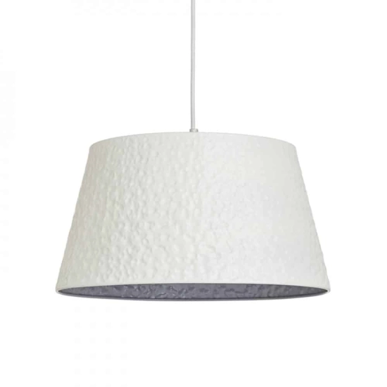 kinkiecik.pl BUCKY 40 wisząca biała/szara metal 230V E27 28W R13360 Rendl light studio