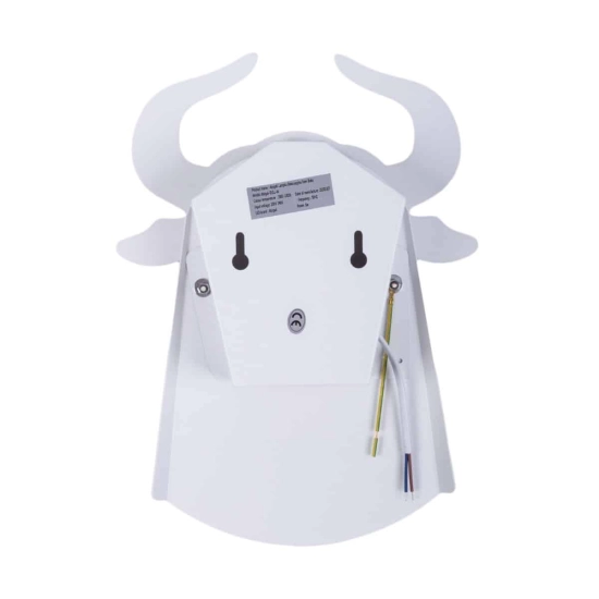 kinkiecik.pl Lampa ścienna LED Byk Abigali Bull Biała ABIGALI-BULL-W kinkiecik.pl Lampa ścienna LED Byk Abigali Bull Biała ABIGALI-BULL-W