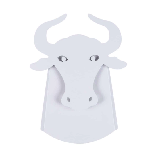 kinkiecik.pl Lampa ścienna LED Byk Abigali Bull Biała ABIGALI-BULL-W kinkiecik.pl Lampa ścienna LED Byk Abigali Bull Biała ABIGALI-BULL-W