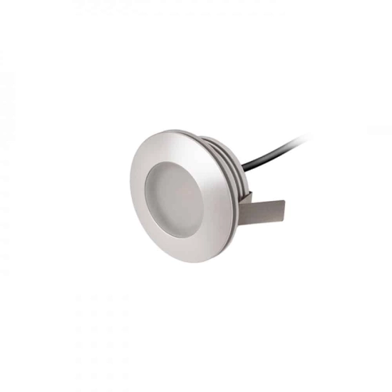 kinkiecik.pl CLUB wpuszczana srebrno-szara 230V LED 3W IP54 3000K R12685 Rendl light studio