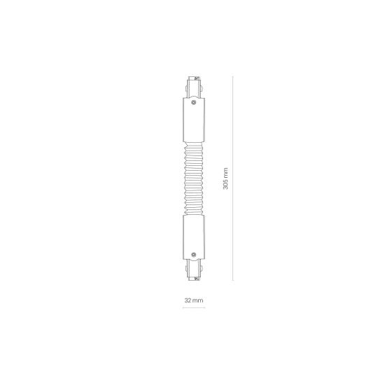 Łącznik elastyczny czarny CTLS POWER FLEX CONNECTOR BLACK 8700 Nowodvorski - zdjęcie dodatkowe 2