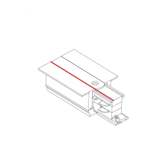 Końcówka zasilająca wpuszczana prawa czarna CTLS RECESSED POWER END CAP RIGHT ( PE-R ) BLACK 8690 Nowodvorski - zdjęcie dodatkowe 1