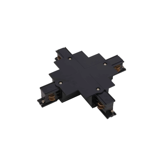 Łącznik krzyżowy wpuszczany czarny CTLS RECESSED POWER X CONNECTOR BLACK 8680 Nowodvorski - zdjęcie produktu