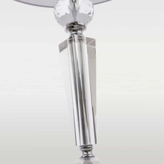 Lampa stołowa Charlotte T01295CH-WH CosmoLight - zdjęcie dodatkowe 1