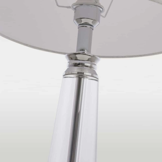 Lampa stołowa Charlotte - T01332CH-WH CosmoLight - zdjęcie dodatkowe 1