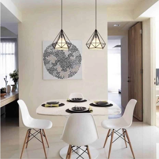 kinkiecik.pl Lampa wisząca Diament Abigali Diamond I ABIGALI-CHNR-E27