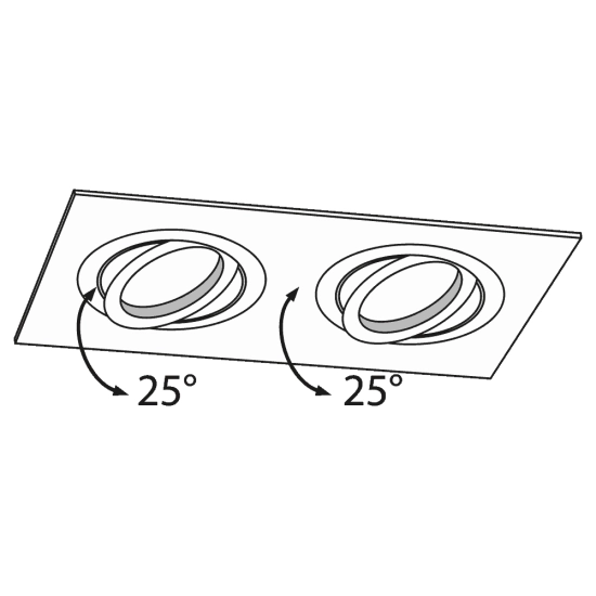 Oprawa podstropowa Downlight Atom 25° DL024-2-02W Maytoni - zdjęcie dodatkowe 3