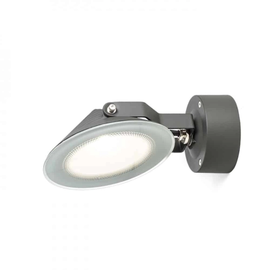 kinkiecik.pl FOX reflektor zewnętrzny antracyt 230V LED 9W 120° IP65 3000K R11753 Rendl light studio