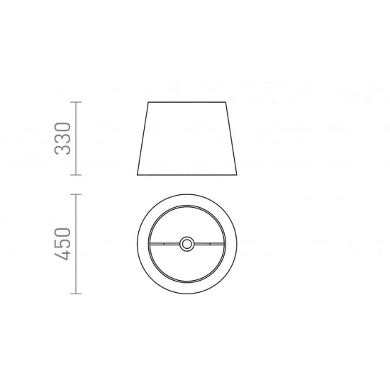 kinkiecik.pl ILLUSION 45/33 abażur chromowana folia max. 20W R13417 Rendl light studio