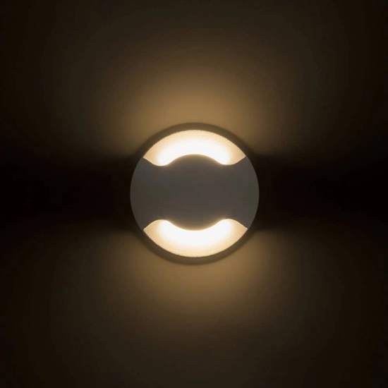 kinkiecik.pl KICK II wpuszczana biała 230V LED 3W IP54 3000K R12616 Rendl light studio