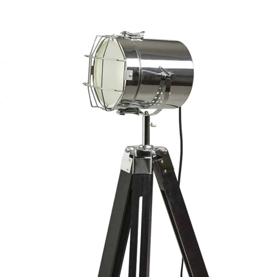 kinkiecik.pl NAUTIC podłogowa czarna chrom 230V E27 20W R13394 Rendl light studio