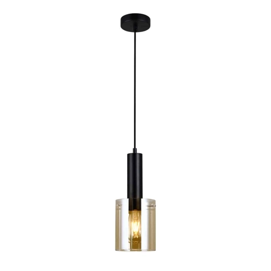 kinkiecik Lampa wisząca Sardo PND-5581-1-BK+AMB ITALUX