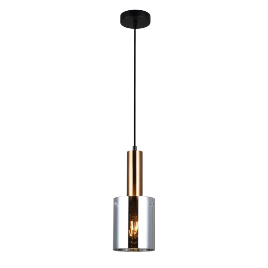 kinkiecik Lampa wisząca Sardo PND-5581-1-BRO+SG ITALUX
