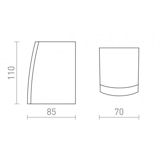 kinkiecik.pl SELMA ścienna biała 230V GU10 35W IP54 R13513 Rendl light studio