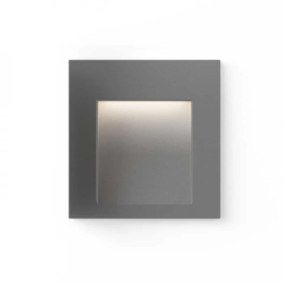 kinkiecik.pl TESS SQ wpuszczana srebrno-szara 230V LED 3W IP54 3000K R12014 Rendl light studio