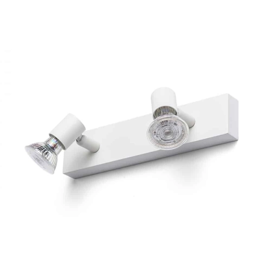 kinkiecik.pl TRICA II ścienna biała 230V GU10 2x25W R13373 Rendl light studio