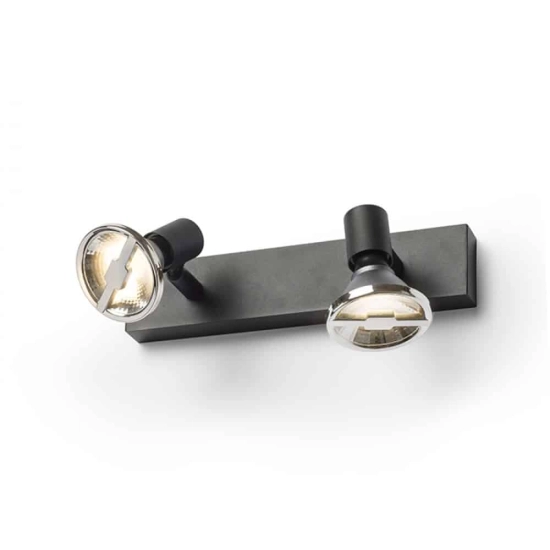 kinkiecik.pl TRICA II ścienna czarna 230V GU10 2x25W R13374 Rendl light studio