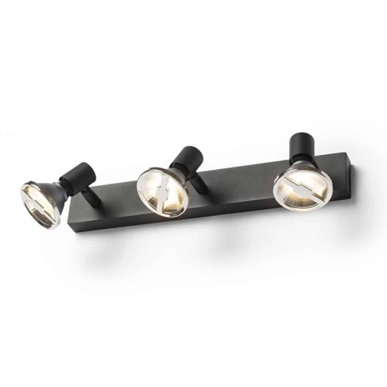 kinkiecik.pl TRICA III ścienna czarna 230V GU10 3x25W R13376 Rendl light studio