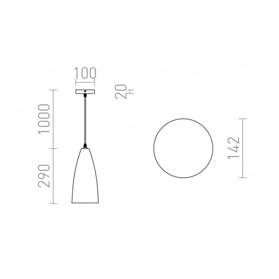 kinkiecik.pl TUTTI wisząca pomarańczowa 230V E27 15W R13289 Rendl light studio