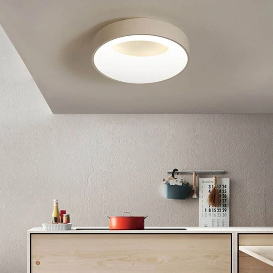 Plafon LED okrągły biały Abigali 400*110mm 20W - trzy barwy, ściemnialny - Pilot ABIGALI-MD1150-40-CY-B Plafon LED okrągły biały Abigali 400*110mm 20W - trzy barwy, ściemnialny - Pilot ABIGALI-MD1150-40-CY-B