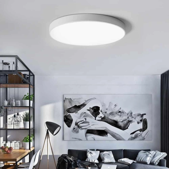 Plafon LED okrągły biały Abigali 300*50mm 20W 3000K ABIGALI-MD1001-30-BW-W Plafon LED okrągły biały Abigali 300*50mm 20W 3000K ABIGALI-MD1001-30-BW-W