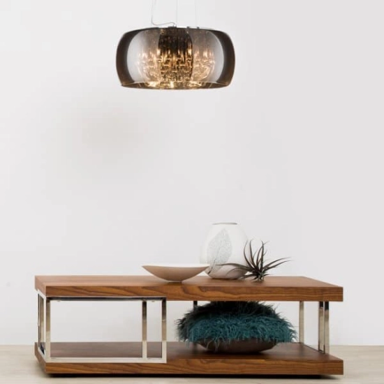Podstawa lampy z zawieszkami CRYSTAL P0076-06X-F4FZ bez klosza - zdjęcie produktu
