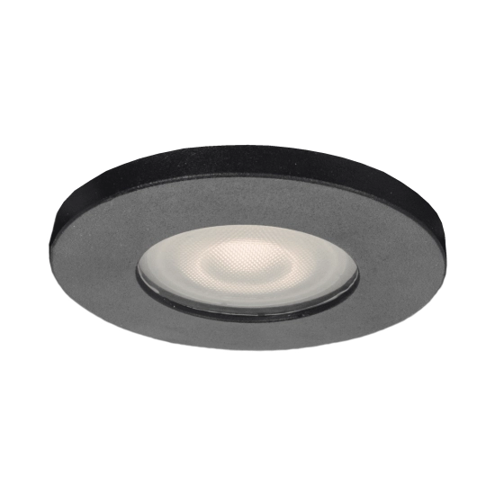 LAGOS oczko podtynkowe czarne IP65 LIGHT PRESTIGE