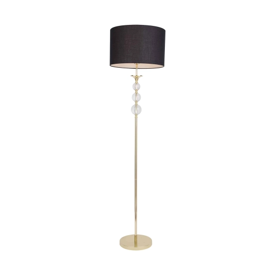 Abażur czarny do lampy podłogowej REA II RLL93163-1GB Zuma Line - zdjęcie produktu