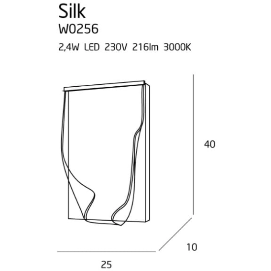 Silk W0256 kinkiet W0256 MaxLight - zdjęcie dodatkowe 3