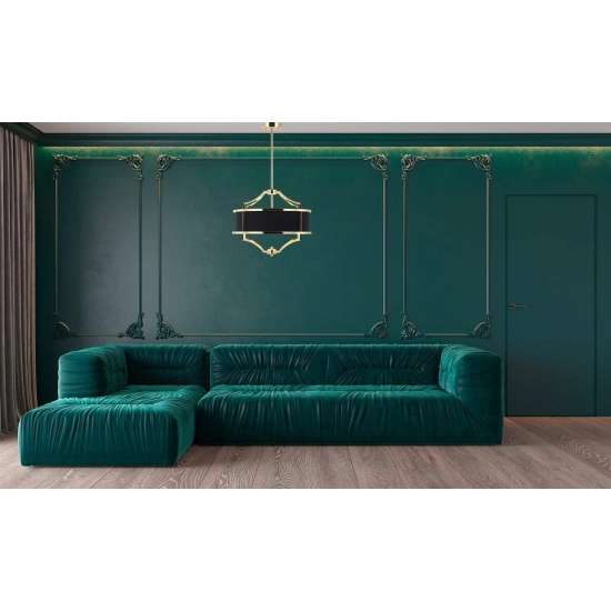 lampa wisząca STESSO GOLD NERO S OR84153 Open Design Highlights