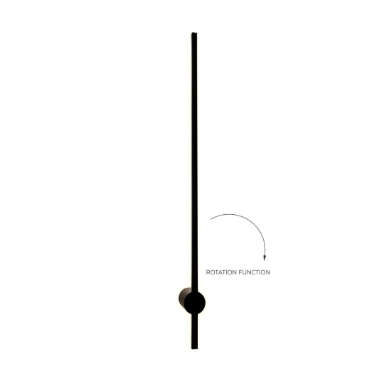 TROY W90477-90BK KINKIET CZARNY/BLACK ZUMA LINE