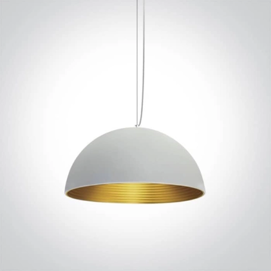 kinkiecik.pl Lampa wisząca Bowl Shade Pendant Range 63022/W/BS ONE LIGHT
