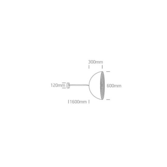 kinkiecik.pl Lampa wisząca Bowl Shade Pendant Range 63022B/B/BS ONE LIGHT 60cm