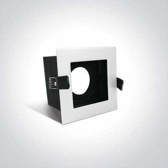 kinkiecik.pl Oprawa podstropowa Dark Light Square Metal 51105TA/W ONE LIGHT